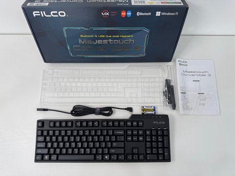Filco Majestouch Convertible 3 – Bàn phím cơ fullsize 5 thiết bị Cherry MX Red