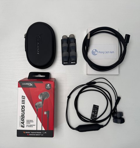 HyperX Cloud Earbud III S – Tai nghe in-ear jack USB-C Black