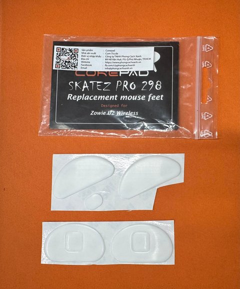 Feet chuột PTFE Corepad Skatez PRO Zowie U2 Wireless / Zowie FK2-DW / Zowie ZA13-DW / Zowie S2-DW (2 bộ)
